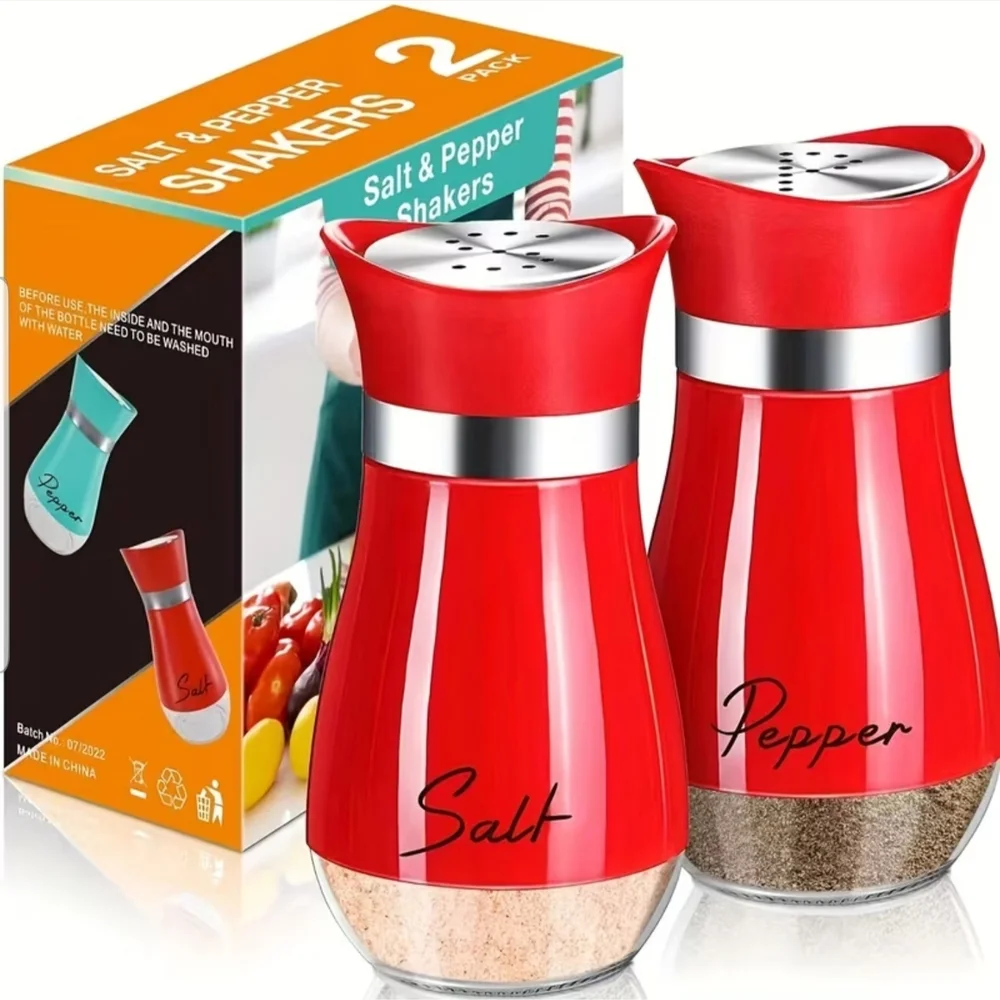 Red Salt and Pepper Shaker Set